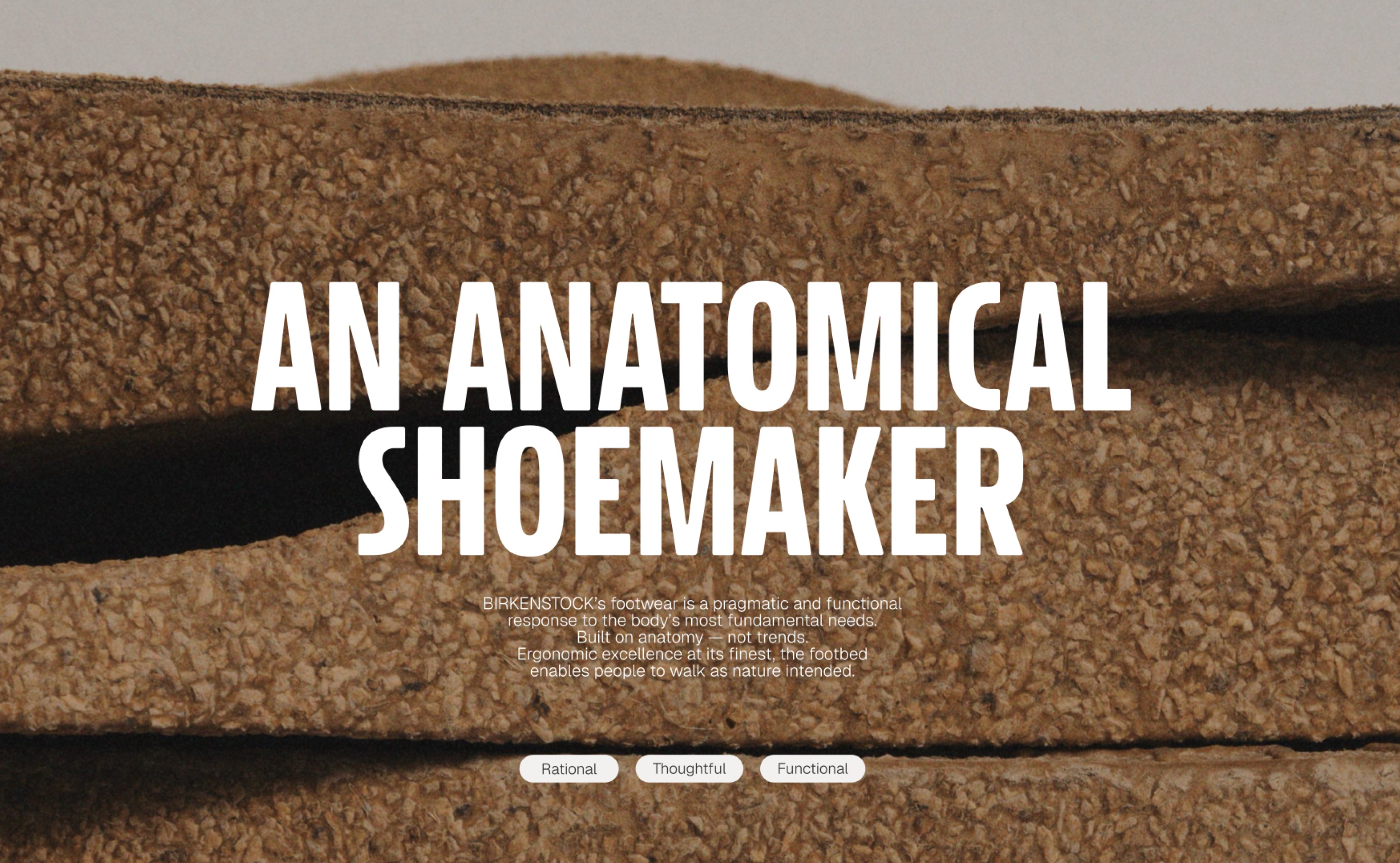 Concepto anatómico Birkenstock