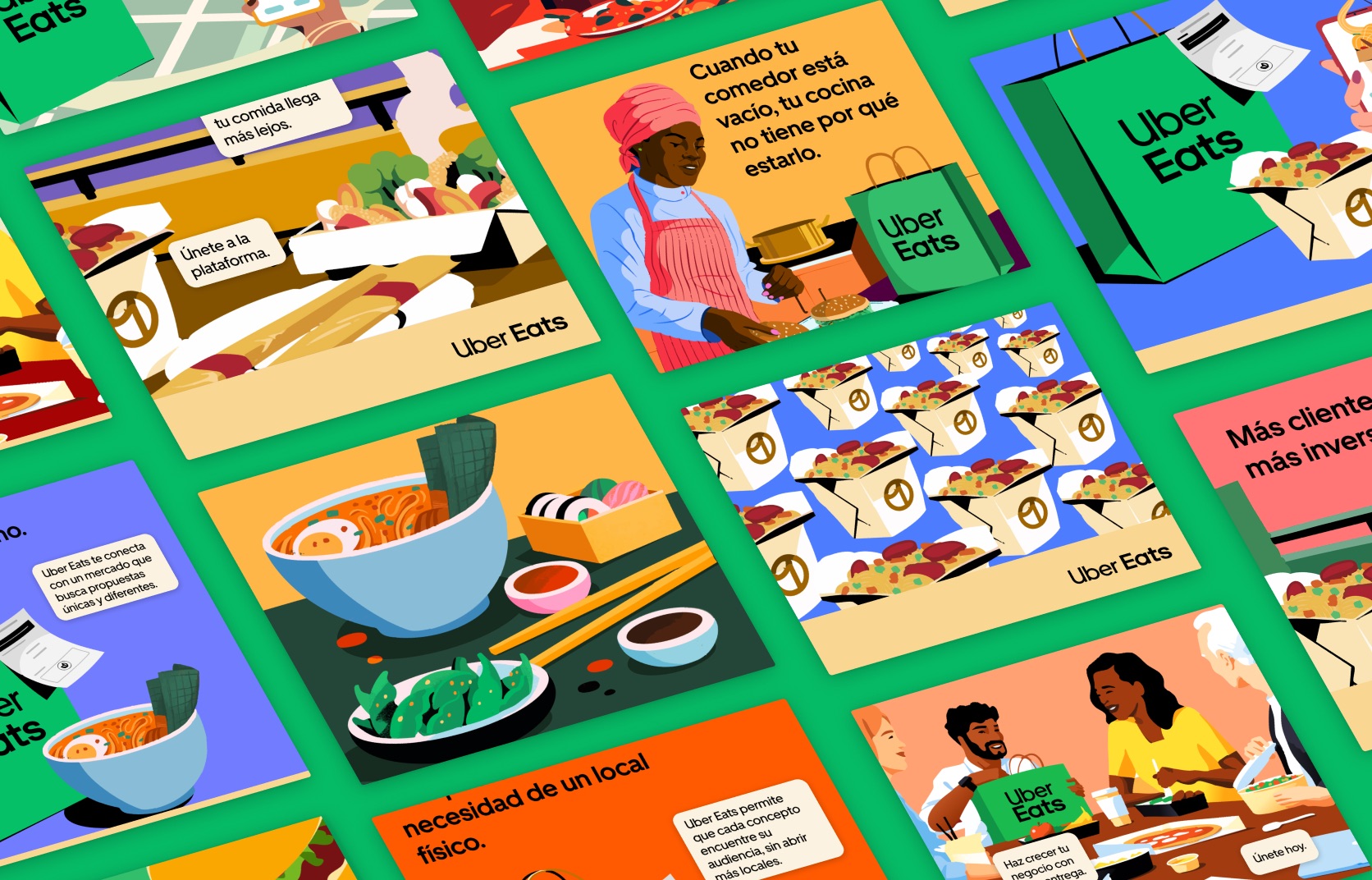 Campaña de contenido Uber Eats